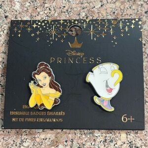 Disney Trading Pins Beauty And The Beast Belle & Chip